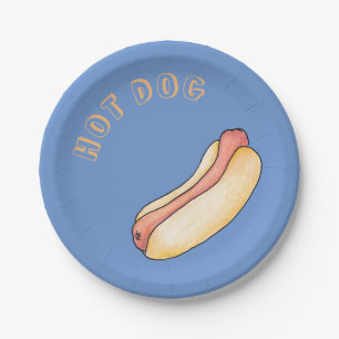 hotdog papieren bordje