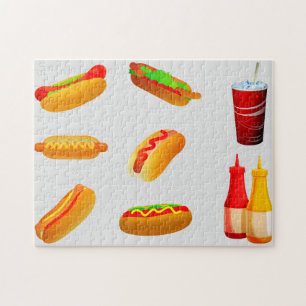 HOTDOG PUZZLE. LEGPUZZEL
