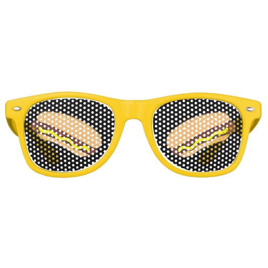 Hotdog Retro Zonnebril (Voorkant)