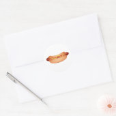 Hotdog Ronde Sticker (Envelop)
