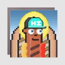 Hotdog Saint Magnetic Icon