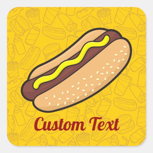 Hotdog Sticker (Voorkant)