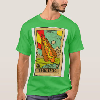 Hotdog Tarot-kaart T-shirt