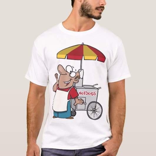 Hotdog Vendor T-shirt (Voorkant)