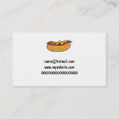 Hotdog Visitekaartje (Achterkant)