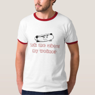 hotdog, vraag me naar mijn kruiner t-shirt