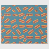 Hotdog Wrapping Papier Verjaardagsfeestje Grappig (Vlak)