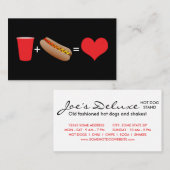 hotdogs visitekaartje (Voorkant / Achterkant)