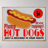 HotDogSign, affiche (Devant)