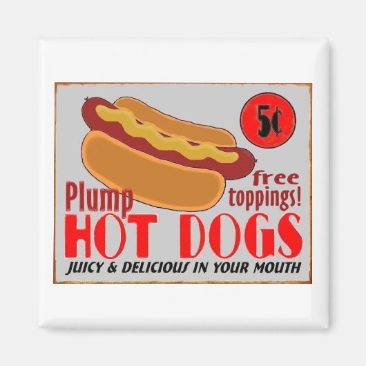 HotDogSign, aimant (Devant)
