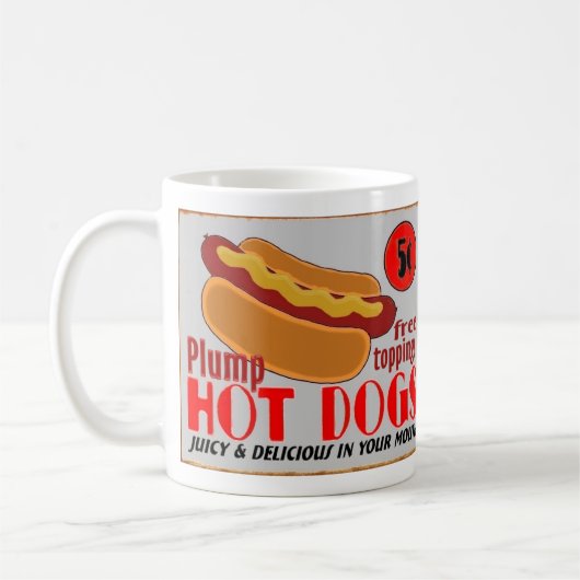 HotDogSign, tasses (Gauche)