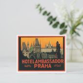 Hotel Ambassadeur Praha Briefkaart (Staand voorkant)
