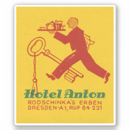Hotel Anton Dresden Duitsland Sticker