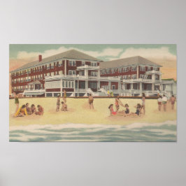 Hotel Atlantic, 1950 Ocean City, MD Poster