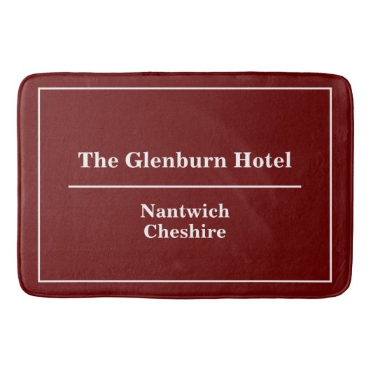 Hotel Badmat (Voorkant)