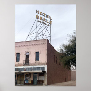  Hotel Beale Kingman Route66 Arizona Foto Poster