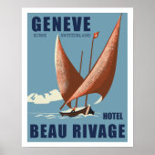 Hotel Beau Rivage (Geneva - Switzerland) Poster (Voorkant)