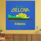 Hotel Belona - XL Canvas Afdruk (Insitu (Woonkamer))