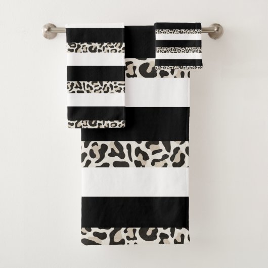 Hotel Black Rose Gold White Stried (En situation)