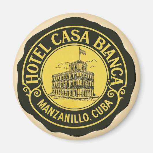  hotel Casa Blanca, Cuba Magneet (Voorkant)