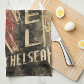 Hotel Chelsea Aquarelle Art Serviette de cuisine (Quart Plié)