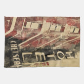 Hotel Chelsea Aquarelle Art Serviette de cuisine (Horizontal)