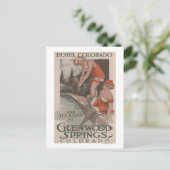 Hotel Colorado & Baths Poster Briefkaart (Staand voorkant)