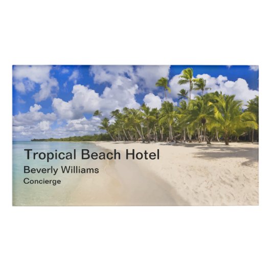 Hotel Concierge Personeel Naambadge (Voorkant)