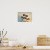 Hotel Congress Retro Wall Art-teken Poster (Keuken)
