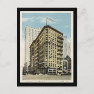 Hotel Continental, New York City  van 1920 Briefkaart