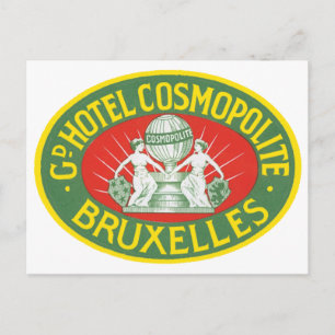 Hotel Cosmopolite, Brussel Briefkaart