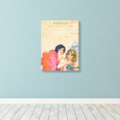 Hotel De France Fouque Elegante Dames Canvas Afdruk (Insitu (Houten vloer))