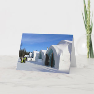 Hotel de Glace, Quebec, Canada Bedankkaart