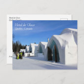 Hotel de Glace, Quebec, Canada Briefkaart (Voorkant / Achterkant)