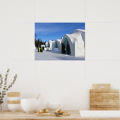 Hotel de Glace, Quebec, Canada Poster (Keuken)