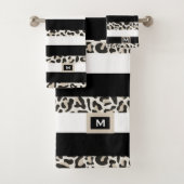 Hôtel de luxe Monogram Rose noir or Bain blanc (En situation)