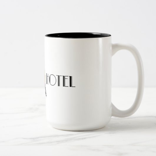 Hôtel de Tydvil - grande tasse de café - logo #1 (Droit)