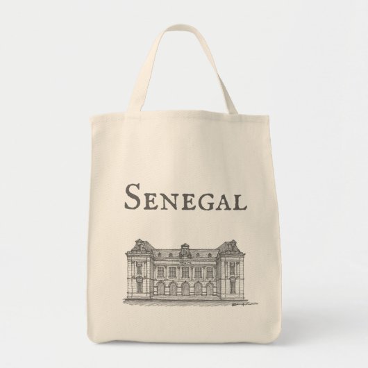 Hôtel de Ville, Dakar, Senegal Tote Bag (Voorkant)