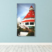 Hotel Del Coronado Canvas Afdruk (Insitu (Houten vloer))