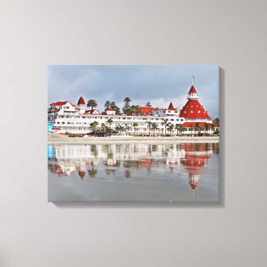 Hotel del Coronado - Coronado Canvas Afdruk (Voorkant)