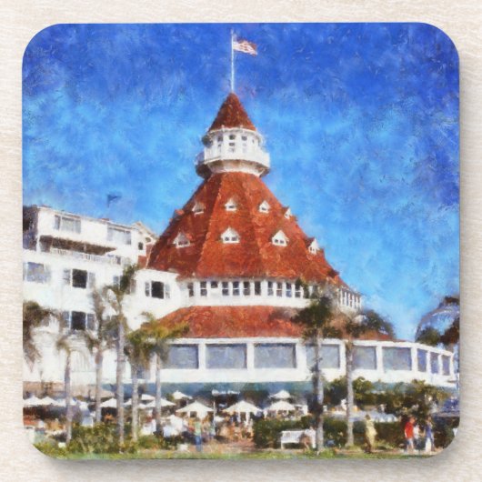 Hotel Del Coronado Drankjes Onderzetter (Voorkant)