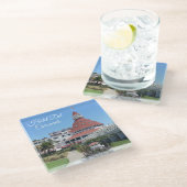 Hotel Del Coronado Glass Onderzetter (Schuin)