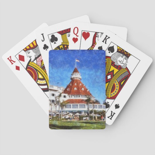 Hotel Del Coronado Pokerkaarten (Achterkant)