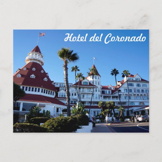 Hotel del Coronado Post Card Briefkaart (Voorkant)