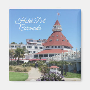 Hotel Del Coronado Square Magnet Magneet