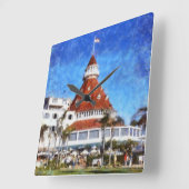 Hotel Del Coronado Vierkante Klok (Hoek)
