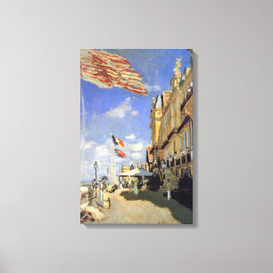 Hotel des Roches Noires, Trouville door Claude Mon Canvas Afdruk