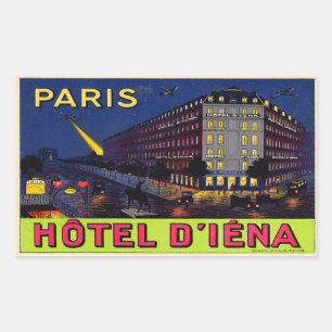 Hôtel d'Iéna Rechthoekige Sticker