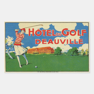 Hotel du Golf (Deauville, Frankrijk) Rechthoekige Sticker