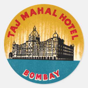 hotel- en reisticker ronde sticker